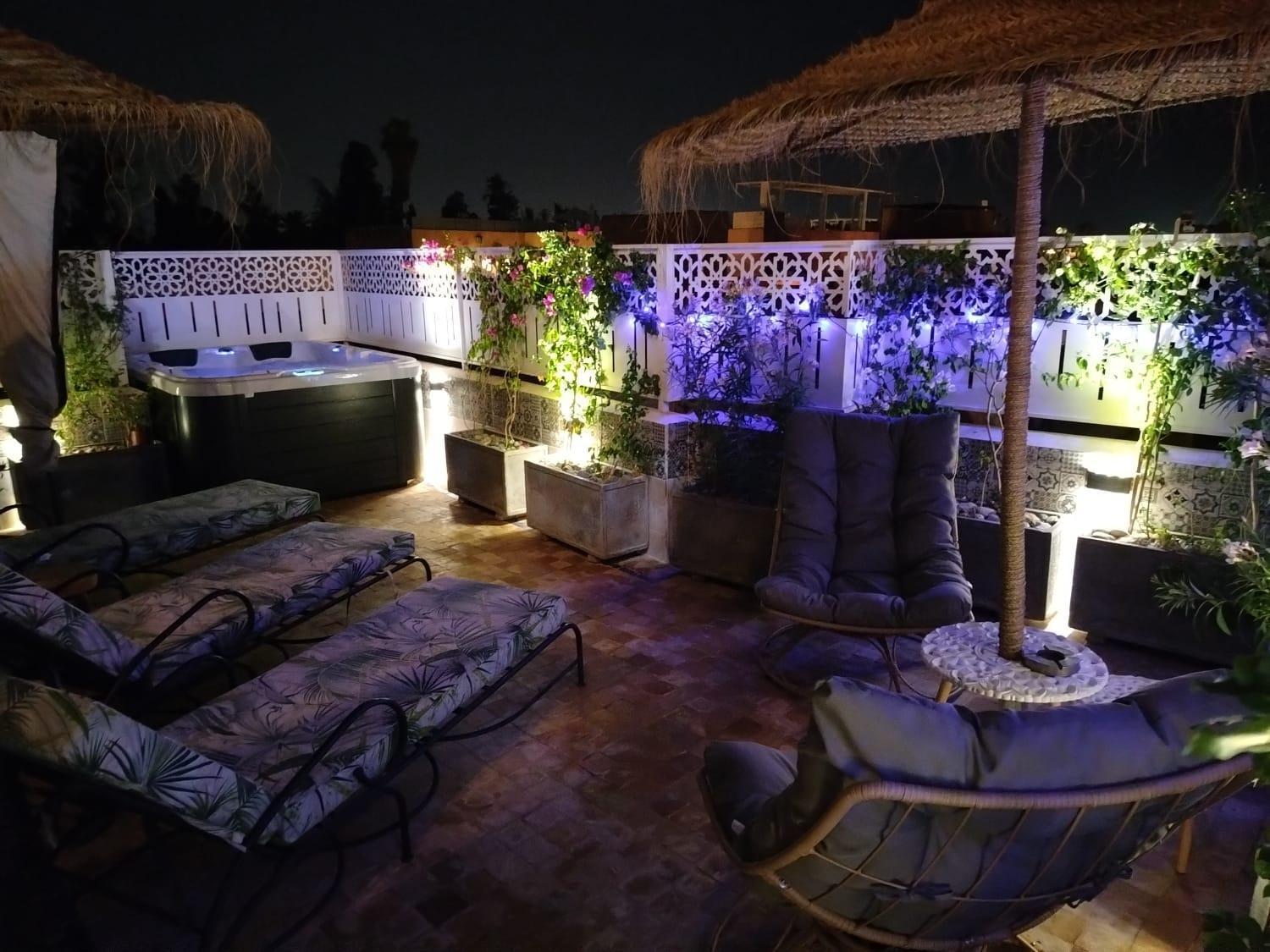 Riad & Spa Sous Le Soleil Chez Jerome Et Pamela Ch Marrakchi Marrakesh Eksteriør bilde
